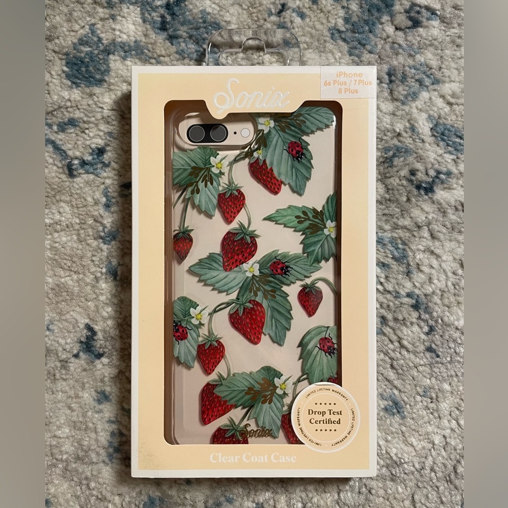 (5/$10) - $5 each case - SONIX iPhone 8 Plus 7 Plus 6S Plus Cases - Strawberry